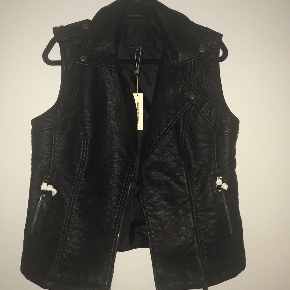 MAX Jeans “leather” Vest